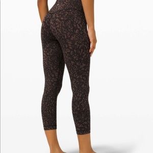 Lulu Lemon Align Wild Thing Camo Brown Earth 4